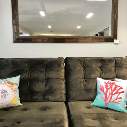Espelho 1,73m x 73cm com Moldura Madeirado (3702) - Image 3
