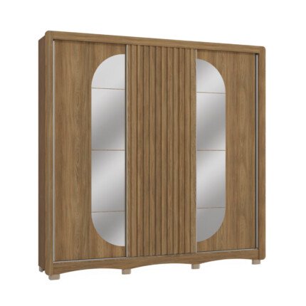 Roupeiro 2,40m 3 Portas Deslizantes N576 (2161) - Imagem 4