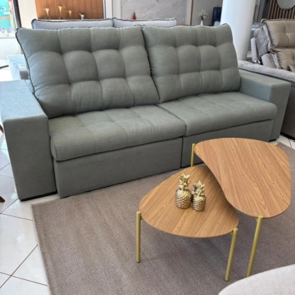 Tapete 2m x 2,50m Buzios Bege/Marrom (2240)