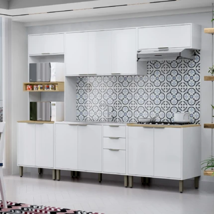Cozinha 2,70m Gloria Branco (5890)