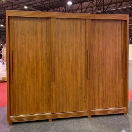 Roupeiro 2,73m 3 Portas Deslizantes Milao 100% MDF (4226)