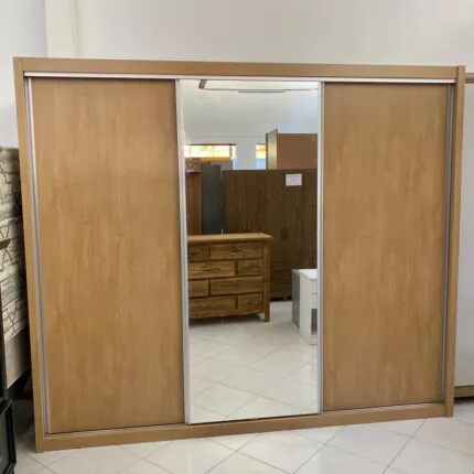 Roupeiro 2,75m 3 Portas Deslizantes MDF Toronto Show Room (6706)