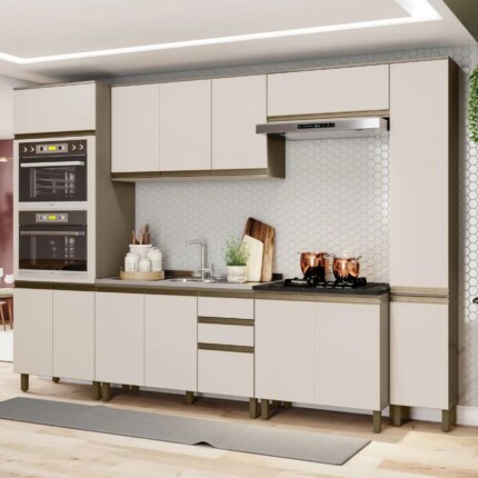Cozinha 3,07m Modulada 100% MDF Connect (5973) - Imagem 8