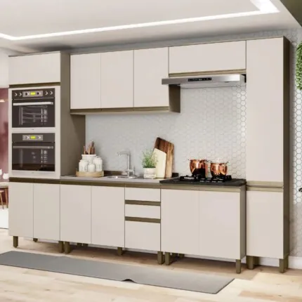 Cozinha 3,07m Modulada 100% MDF Connect (5973) - Imagem 8