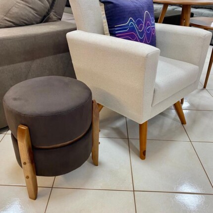 Puff Mesa 2 em 1 Marrom (6143) - Imagem 3