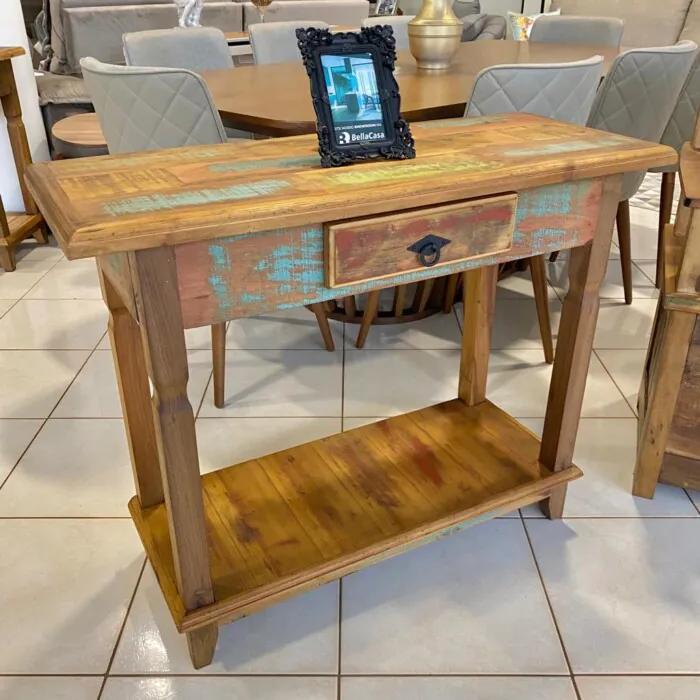 Aparador 100cm Rustico Madeira Nativa - Antiguidades (CD 2177)