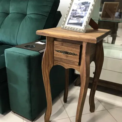 Mesa Apoio Rustico em Madeira (651) - Imagem 3