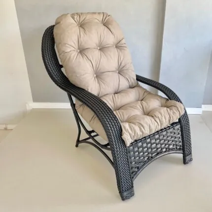 Jogo de Área Descanso 4 Peças em Fibra Preto (424-4609) - Imagem 4