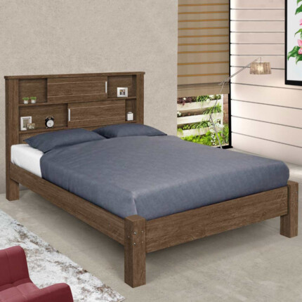 Cama Casal Veneza com Nicho Prateleira (1749) - Imagem 1