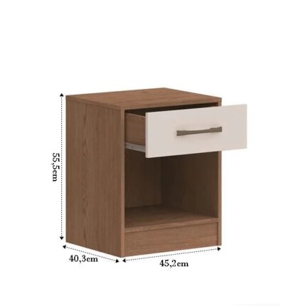 Mesa Cabeceira Solution 1 Gaveta (2039) - Imagem 3