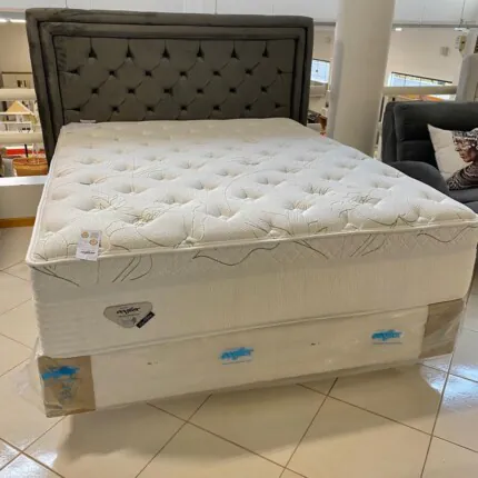 Cj. Box Queen 1,58m Eco Naturalle - Confortável - Ecoflex (1193)