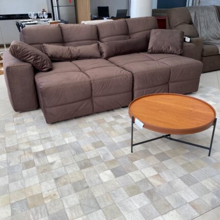 Tapete 3,00m x 2,00m Couro Legítimo Patchwork Tons claros (4926) - Image 2