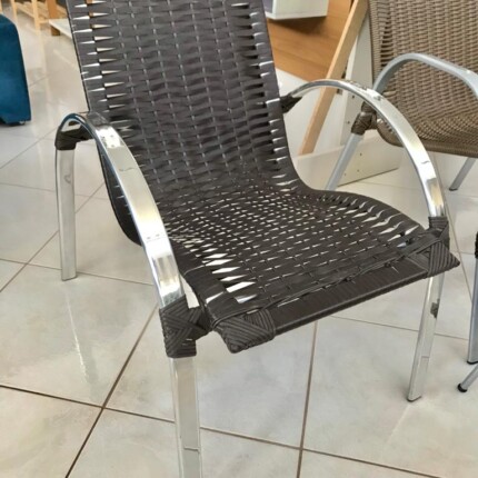 Cadeira de Área Garden Aluminio Fibra Tabaco (4545) - Imagem 4