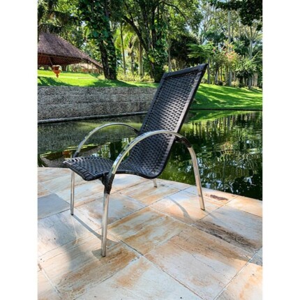 Cadeira de Área Garden Aluminio Fibra Tabaco (4545) - Imagem 3