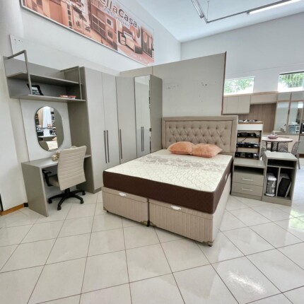 Roupeiro de Canto Elegance 2,50m x 1,20m 4 Portas (1777) - Imagem 8