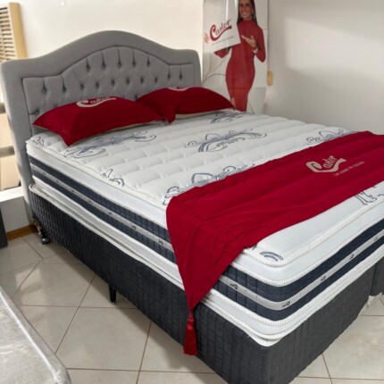 Cj. Box Casal 1,38m Castor Silver Air - Conforto Médio/Firme (6470) - Imagem 3