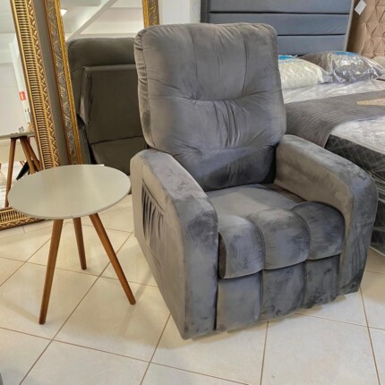 Poltrona Reclinavel Papai Turin Veludo (8029) - Imagem 3