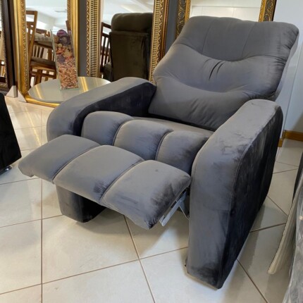 Poltrona Reclinavel Papai Turin Veludo (8029) - Imagem 1
