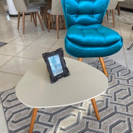 Mesa de Centro Organic Bege 60cm (387) - Imagem 4