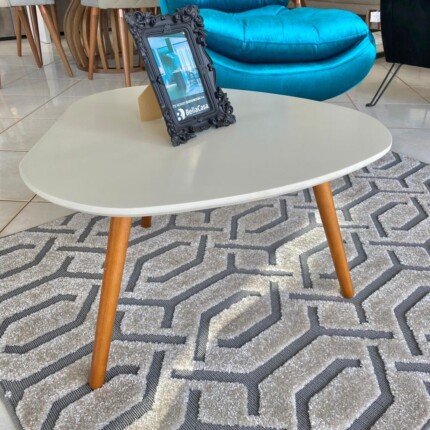 Mesa de Centro Organic Bege 60cm (387) - Imagem 5