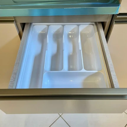 Cozinha de Canto 100% MDF com Vidros Reflecta Connect 1,60m x 2,70m (4146) - Imagem 4