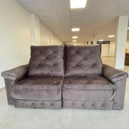 Sofá 2,20m Hollywood Marrom (5218) - Imagem 4