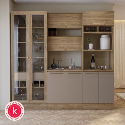 Kit Botanic de 2,30m com Cristaleira (5304-3) - Image 1