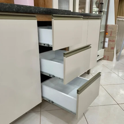 Cozinha 2,70m Luana 100% MDF Modulada  Nogueira (6026) - Imagem 5