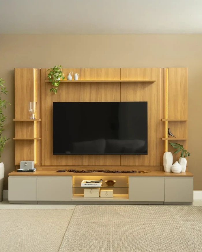 2,90m - LINEA - Home MAgnum + 2 Modulo Lateral (CD 2305 + 3318 + 3318)
