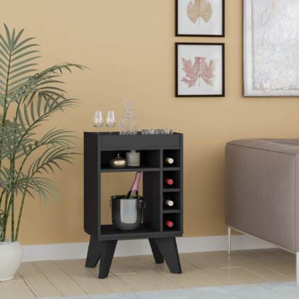 Bar Drink Compacto com Adega Preto (6575) - Imagem 3
