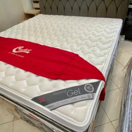 Cj. Box QUEEN 1,58m Castor Gel Premium Pocket (3385) - Imagem 9