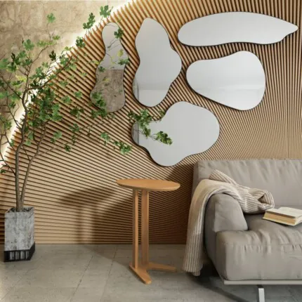 Mesa Lateral MDF Freijo TB604 60cm (2289) - Imagem 5