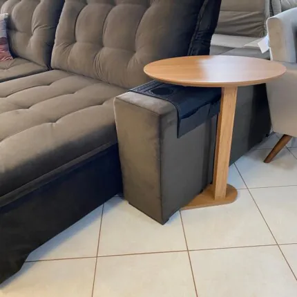 Mesa Lateral MDF Freijo TB604 60cm (2289) - Imagem 3