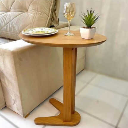 Mesa Lateral MDF Freijo TB604 60cm (2289) - Imagem 6