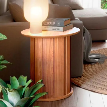 Mesa Lateral TB-610 Ripada 50cm MDF (3246) - Imagem 5