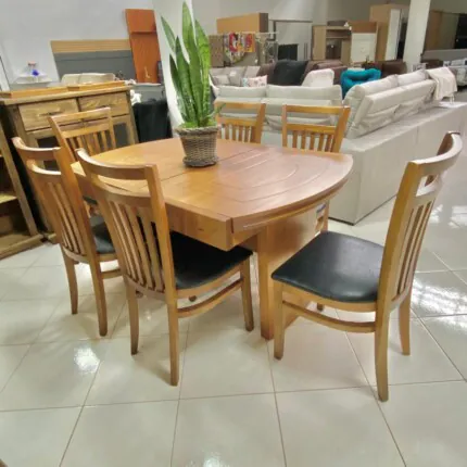 Mesa Extensivel Lorena (5067) com 6 Cadeiras Larissa (2823) - Imagem 4