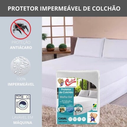 Protetor de Colchão QUEEN 1,60m Castor IMPERMEAVEL (2000) - Image 3