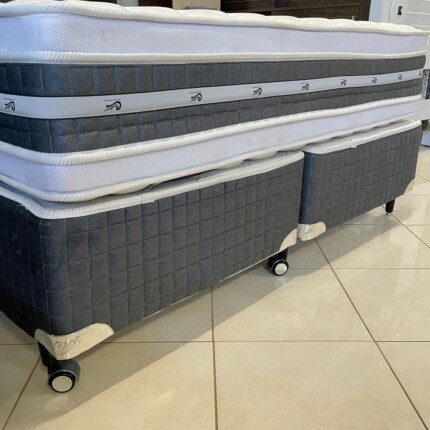 Cj. Box QUEEN 1,58m Castor Gel Premium Pocket (3385) - Imagem 4