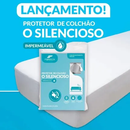Protetor de Colchão KING 2m IMPERMEAVEL Silencioso (5089)