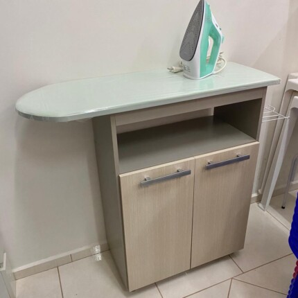 Balcao com Tabua de Passar Roupa MDF Luana (4686) - Imagem 1