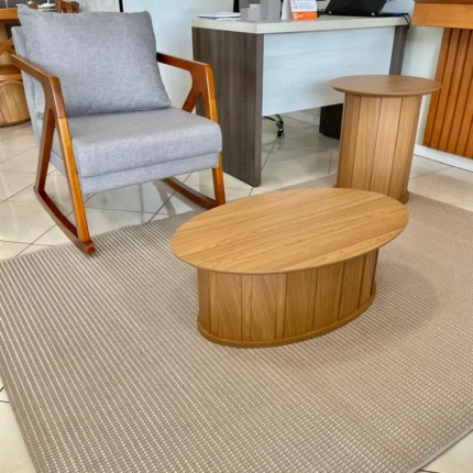 Tapete 2,00m x 1,50m Buzios Sisal Lual Cinza (3564) - Imagem 1