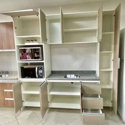 Cozinha 2,20m 100% MDF-BP Linho (1084) - Image 2