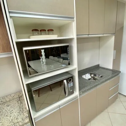 Cozinha 2,20m 100% MDF-BP Linho (1084) - Imagem 4
