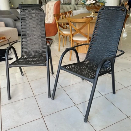 Cadeira Area Italia Preto (6385)