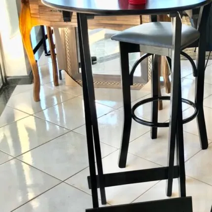 Mesa Alta Bistro em Madeira - Dobravel (4756) - Imagem 4