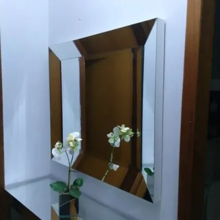 Espelho Chanfrado Quadrado 60 x 60cm Chanfrado (1182) - Imagem 3
