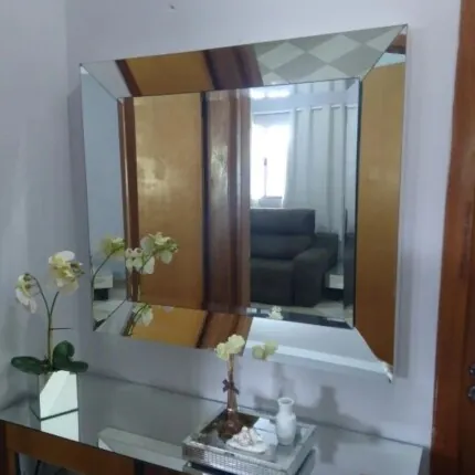 Espelho Chanfrado Quadrado 60 x 60cm Chanfrado (1182) - Imagem 8