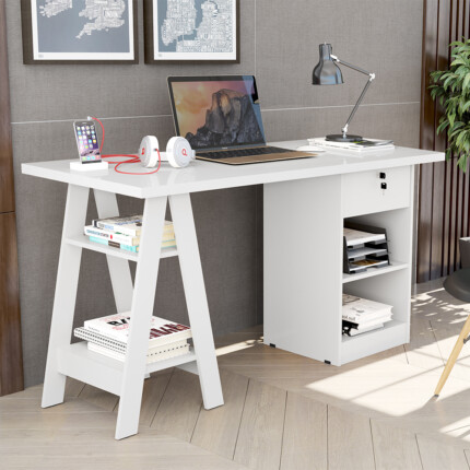 Mesa Escritorio 1,35m Bali (3219) - Imagem 2