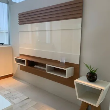 Painel 1,80m PA21 em MDF Off White (5853) - Imagem 3