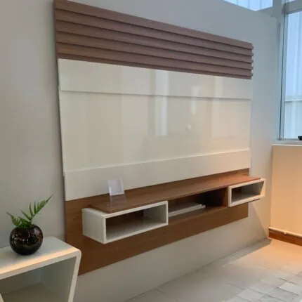 Painel 1,80m PA21 em MDF Off White (5853) - Imagem 1